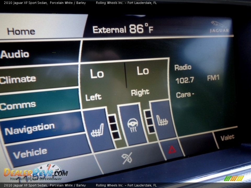 2010 Jaguar XF Sport Sedan Porcelain White / Barley Photo #14