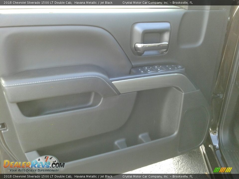 2018 Chevrolet Silverado 1500 LT Double Cab Havana Metallic / Jet Black Photo #17