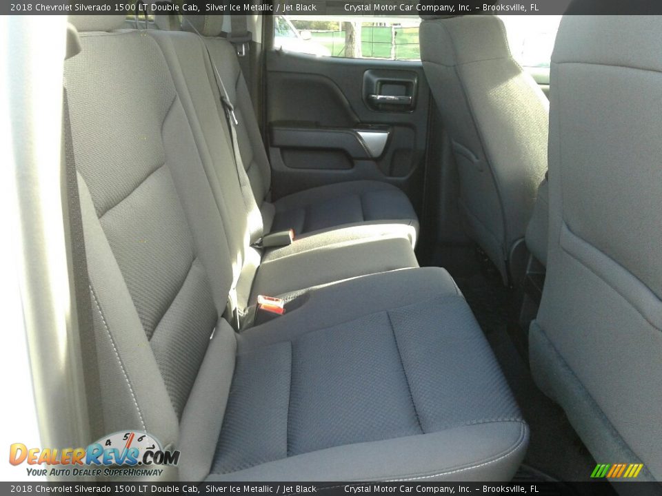 2018 Chevrolet Silverado 1500 LT Double Cab Silver Ice Metallic / Jet Black Photo #11