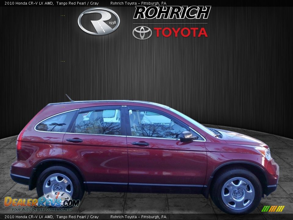 2010 Honda CR-V LX AWD Tango Red Pearl / Gray Photo #2