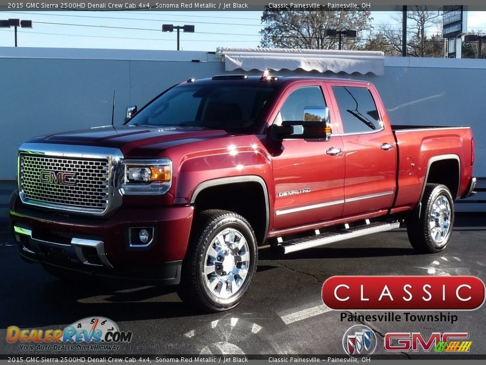 2015 GMC Sierra 2500HD Denali Crew Cab 4x4 Sonoma Red Metallic / Jet Black Photo #1
