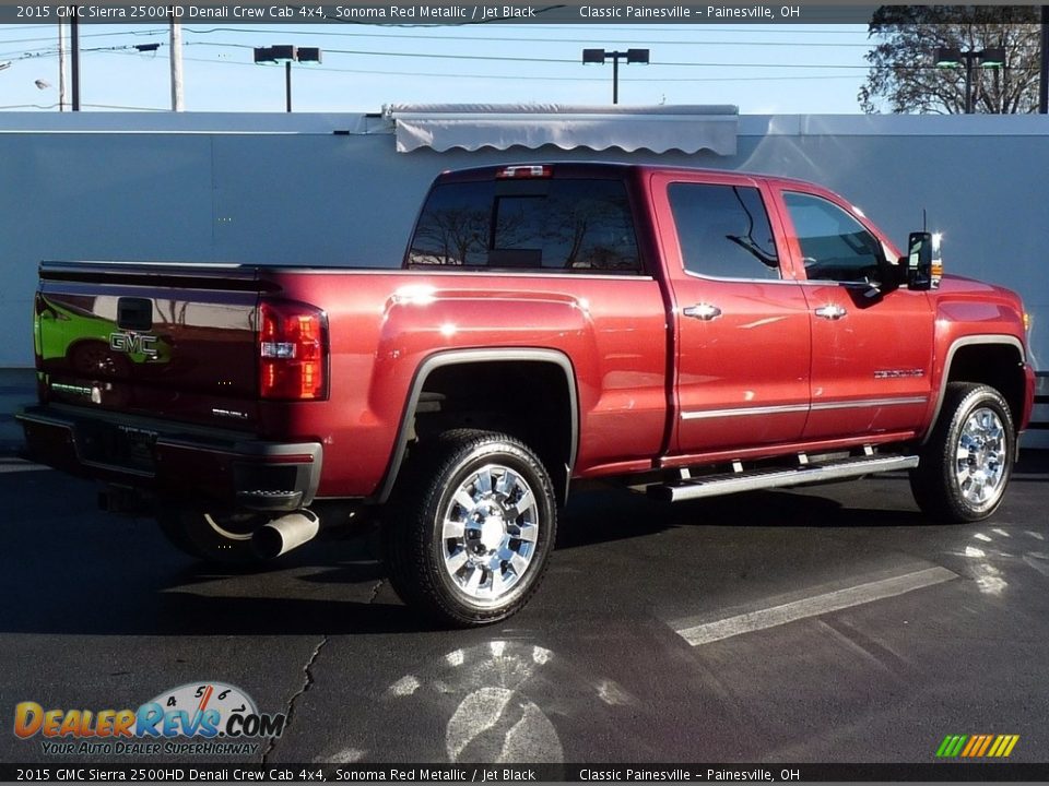 2015 GMC Sierra 2500HD Denali Crew Cab 4x4 Sonoma Red Metallic / Jet Black Photo #2