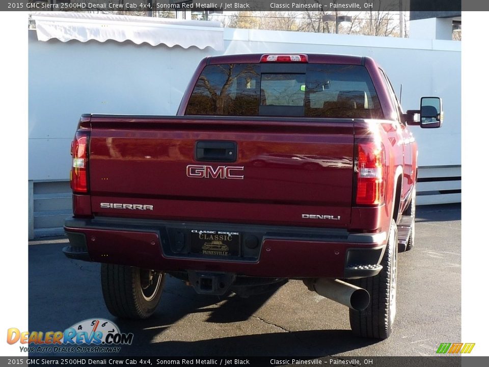 2015 GMC Sierra 2500HD Denali Crew Cab 4x4 Sonoma Red Metallic / Jet Black Photo #3