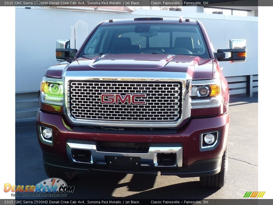2015 GMC Sierra 2500HD Denali Crew Cab 4x4 Sonoma Red Metallic / Jet Black Photo #4