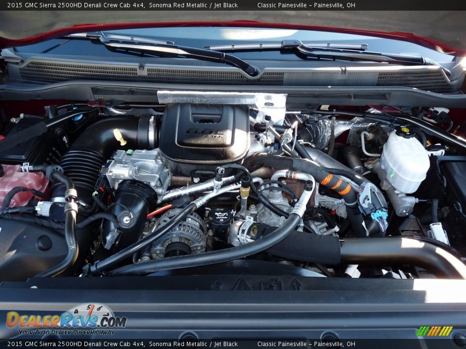 2015 GMC Sierra 2500HD Denali Crew Cab 4x4 Sonoma Red Metallic / Jet Black Photo #6