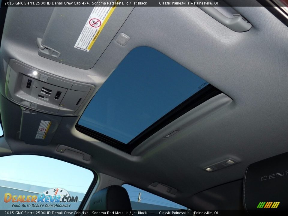 2015 GMC Sierra 2500HD Denali Crew Cab 4x4 Sonoma Red Metallic / Jet Black Photo #7