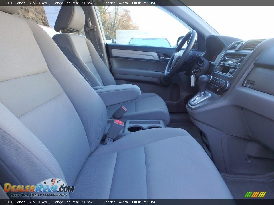 2010 Honda CR-V LX AWD Tango Red Pearl / Gray Photo #14
