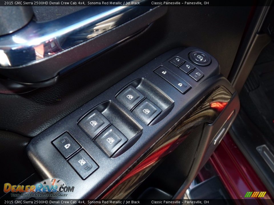 2015 GMC Sierra 2500HD Denali Crew Cab 4x4 Sonoma Red Metallic / Jet Black Photo #12