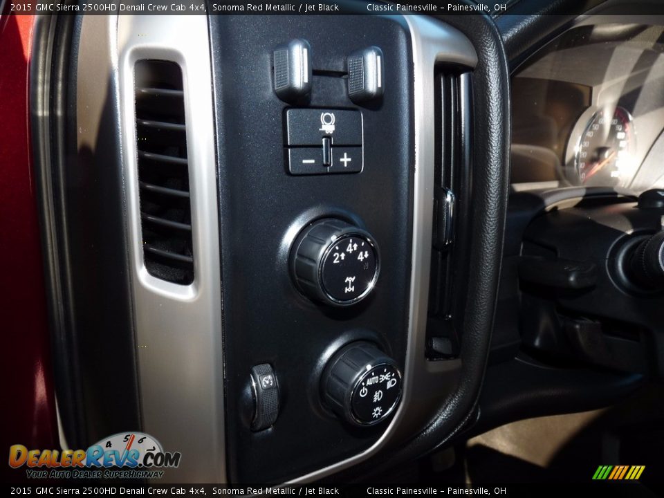 2015 GMC Sierra 2500HD Denali Crew Cab 4x4 Sonoma Red Metallic / Jet Black Photo #13
