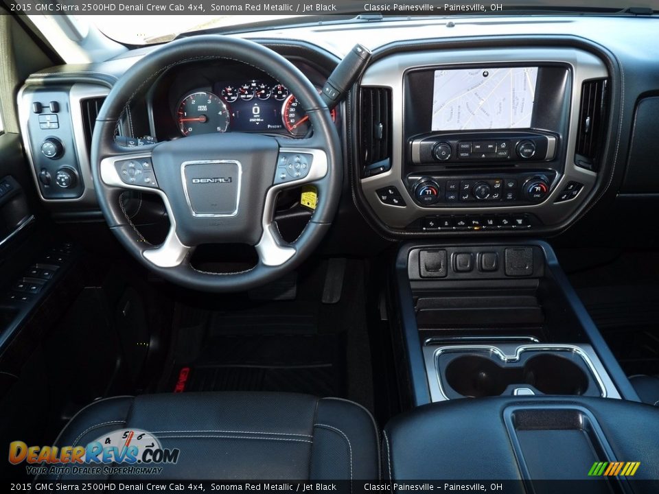 2015 GMC Sierra 2500HD Denali Crew Cab 4x4 Sonoma Red Metallic / Jet Black Photo #14