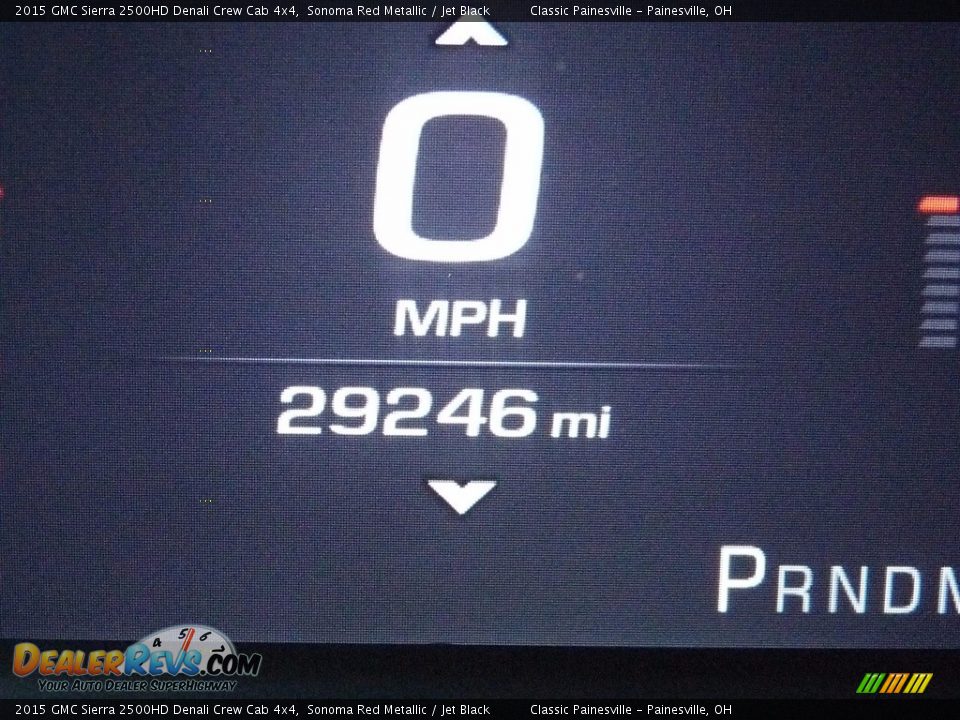 2015 GMC Sierra 2500HD Denali Crew Cab 4x4 Sonoma Red Metallic / Jet Black Photo #17