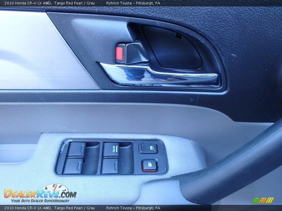 2010 Honda CR-V LX AWD Tango Red Pearl / Gray Photo #20