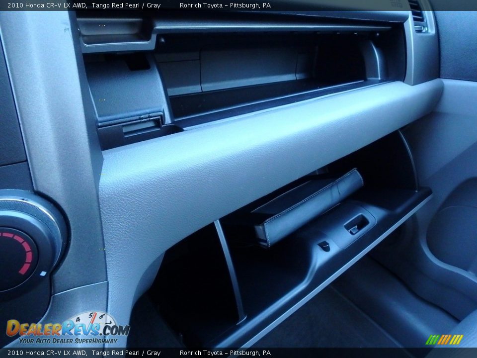 2010 Honda CR-V LX AWD Tango Red Pearl / Gray Photo #25