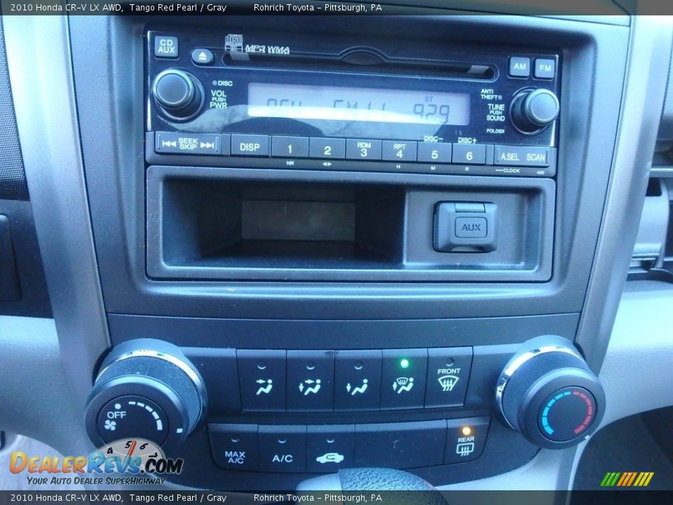2010 Honda CR-V LX AWD Tango Red Pearl / Gray Photo #26