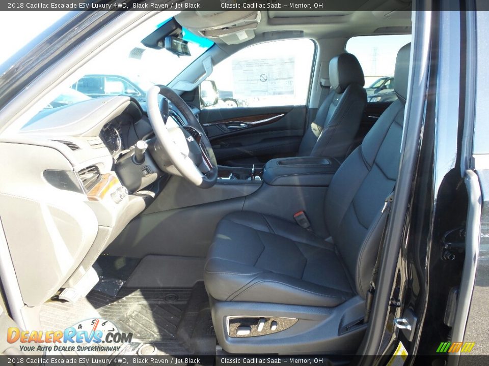Front Seat of 2018 Cadillac Escalade ESV Luxury 4WD Photo #3