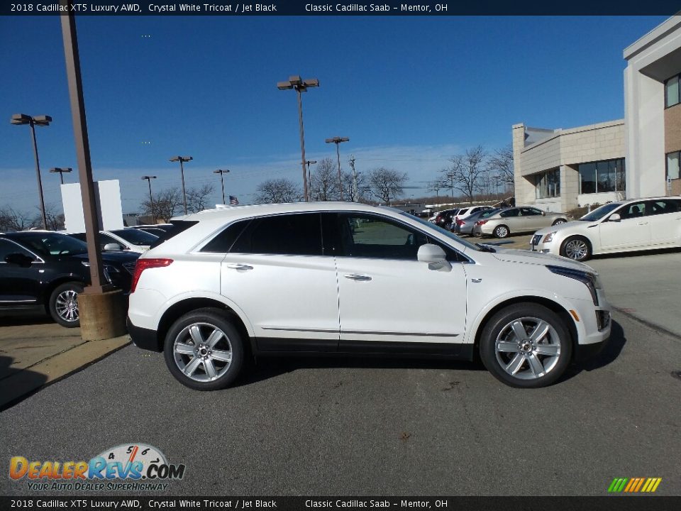 2018 Cadillac XT5 Luxury AWD Crystal White Tricoat / Jet Black Photo #2