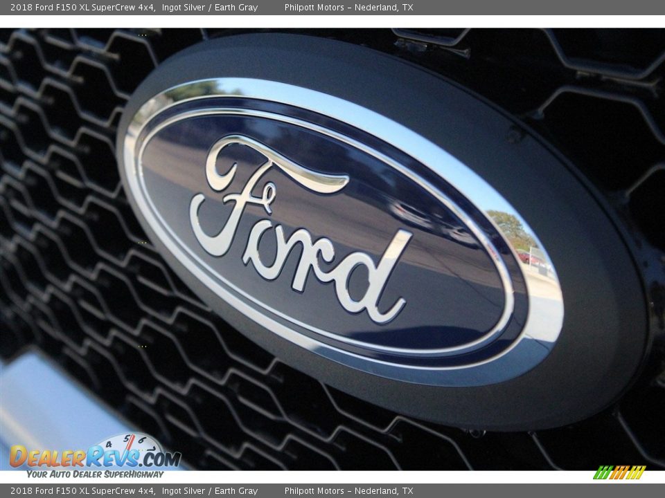 2018 Ford F150 XL SuperCrew 4x4 Ingot Silver / Earth Gray Photo #4