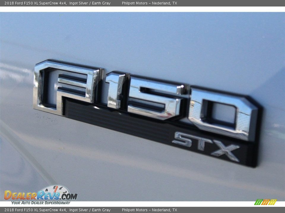 2018 Ford F150 XL SuperCrew 4x4 Ingot Silver / Earth Gray Photo #6