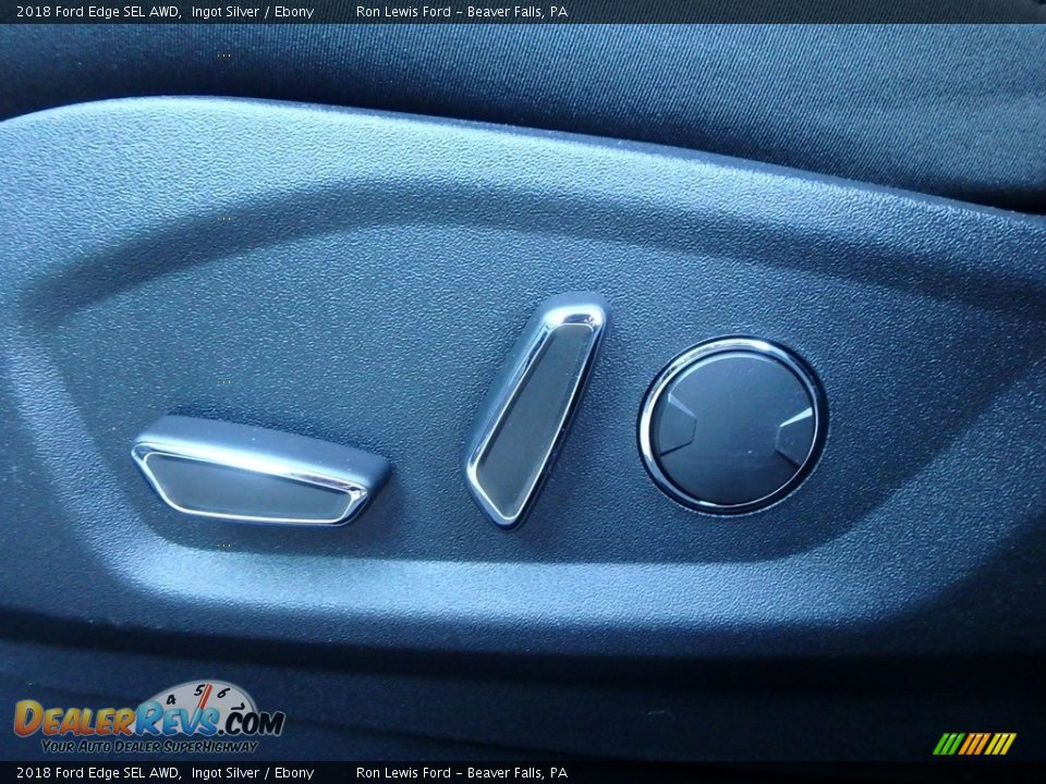 2018 Ford Edge SEL AWD Ingot Silver / Ebony Photo #15