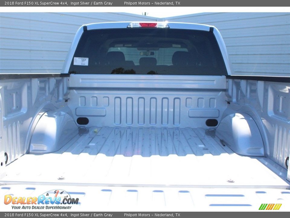 2018 Ford F150 XL SuperCrew 4x4 Ingot Silver / Earth Gray Photo #10