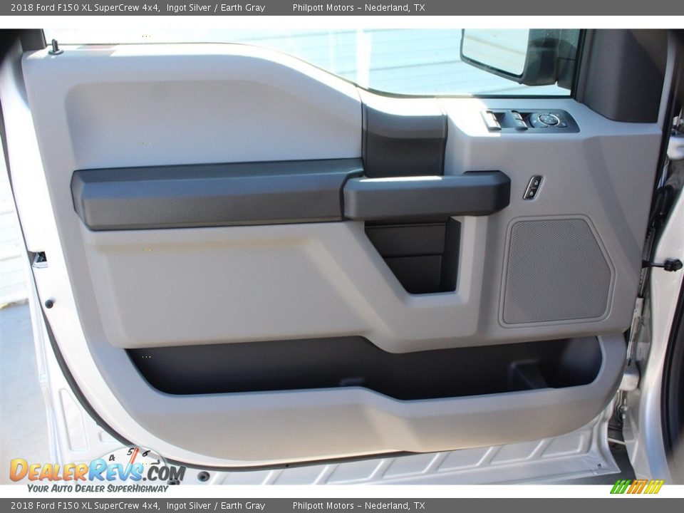 2018 Ford F150 XL SuperCrew 4x4 Ingot Silver / Earth Gray Photo #11