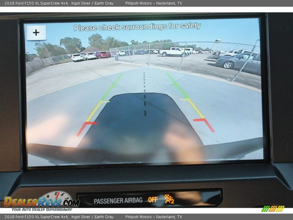 2018 Ford F150 XL SuperCrew 4x4 Ingot Silver / Earth Gray Photo #14