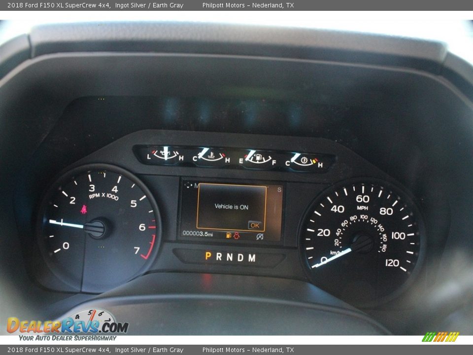 2018 Ford F150 XL SuperCrew 4x4 Ingot Silver / Earth Gray Photo #16