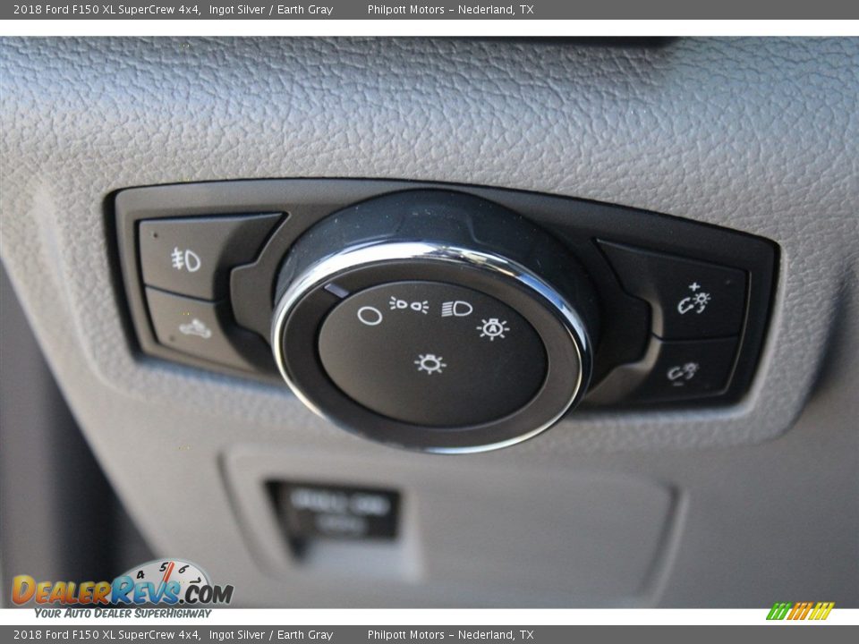 2018 Ford F150 XL SuperCrew 4x4 Ingot Silver / Earth Gray Photo #19