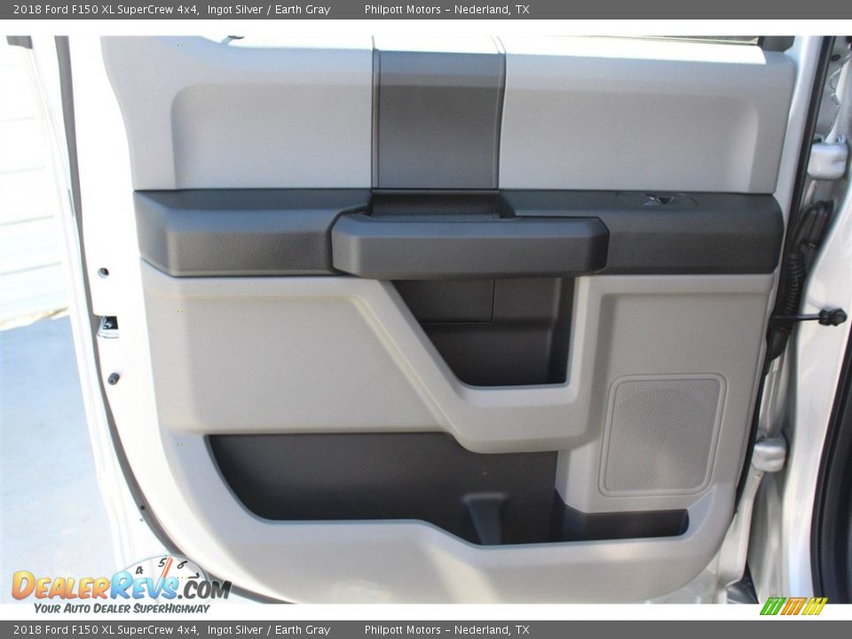 2018 Ford F150 XL SuperCrew 4x4 Ingot Silver / Earth Gray Photo #20