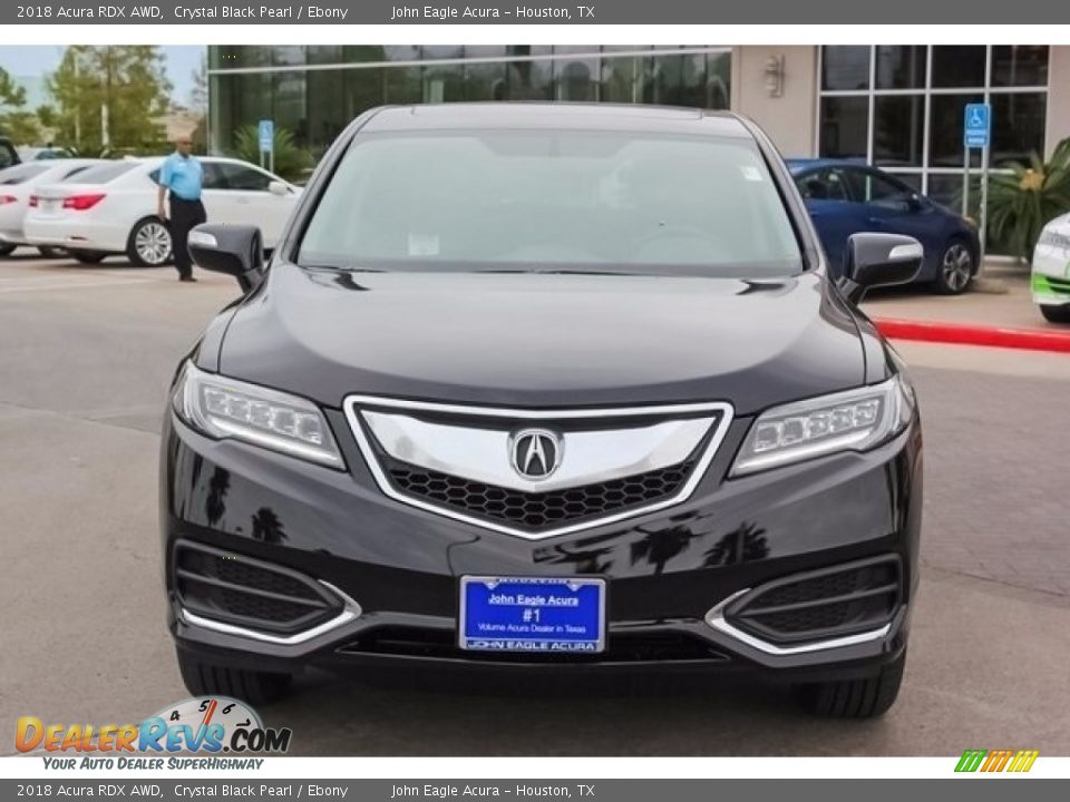 2018 Acura RDX AWD Crystal Black Pearl / Ebony Photo #2