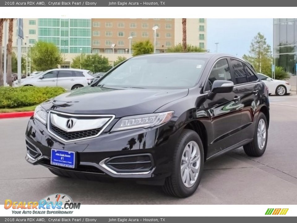 2018 Acura RDX AWD Crystal Black Pearl / Ebony Photo #3