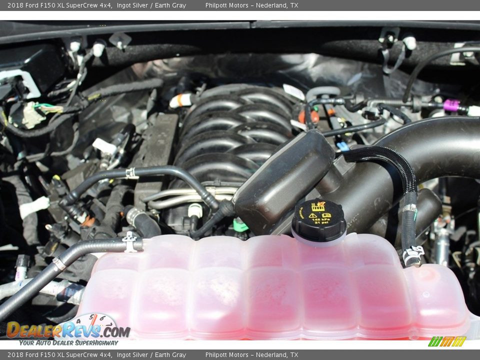 2018 Ford F150 XL SuperCrew 4x4 Ingot Silver / Earth Gray Photo #24