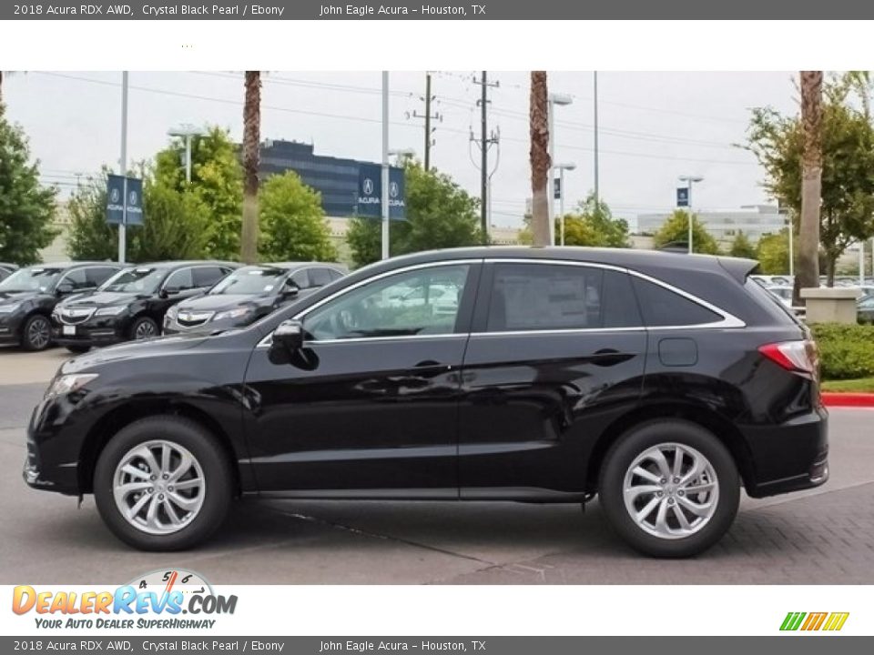 Crystal Black Pearl 2018 Acura RDX AWD Photo #4