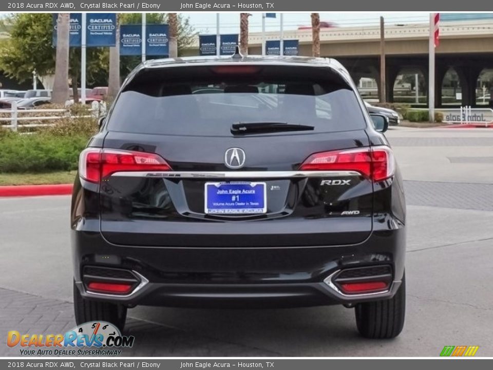 2018 Acura RDX AWD Crystal Black Pearl / Ebony Photo #6