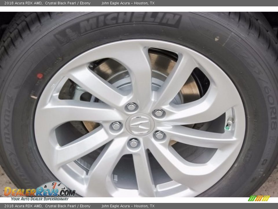 2018 Acura RDX AWD Crystal Black Pearl / Ebony Photo #10