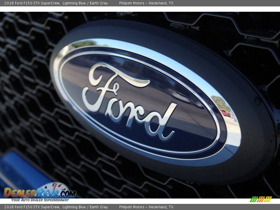 2018 Ford F150 STX SuperCrew Lightning Blue / Earth Gray Photo #4