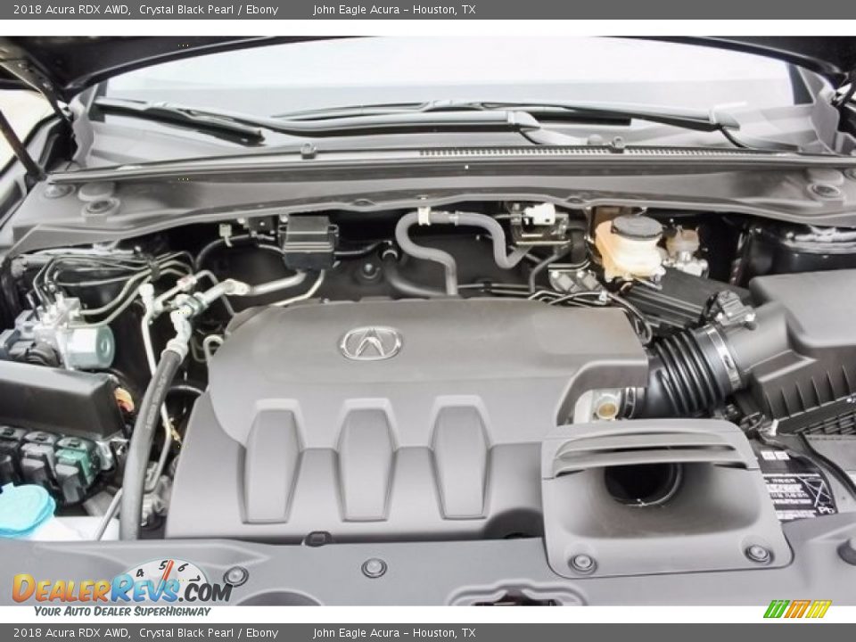 2018 Acura RDX AWD Crystal Black Pearl / Ebony Photo #26
