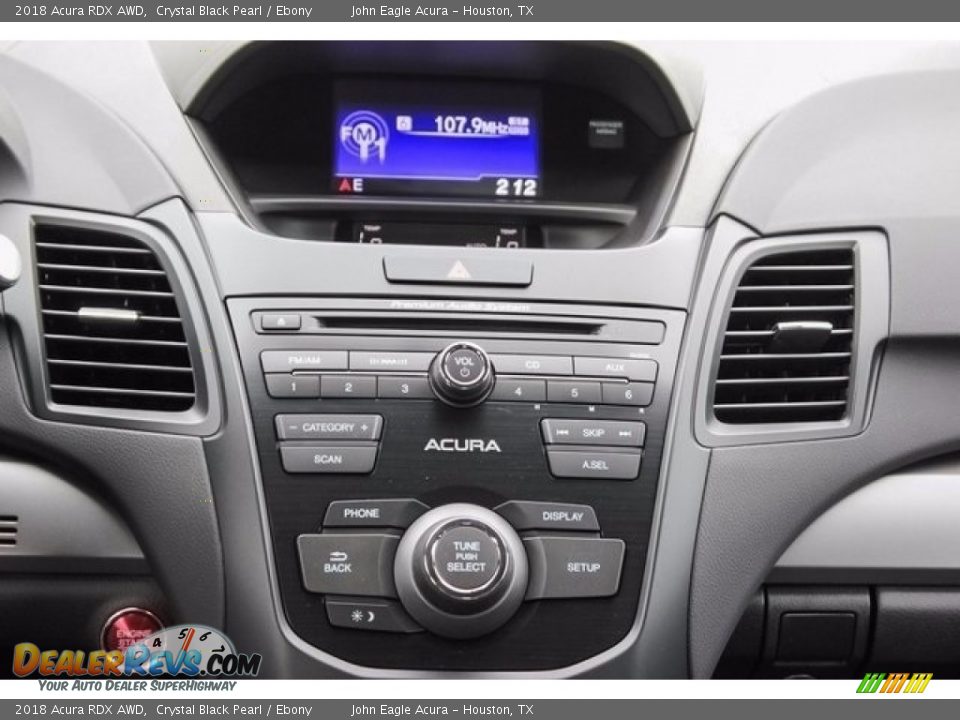 2018 Acura RDX AWD Crystal Black Pearl / Ebony Photo #28
