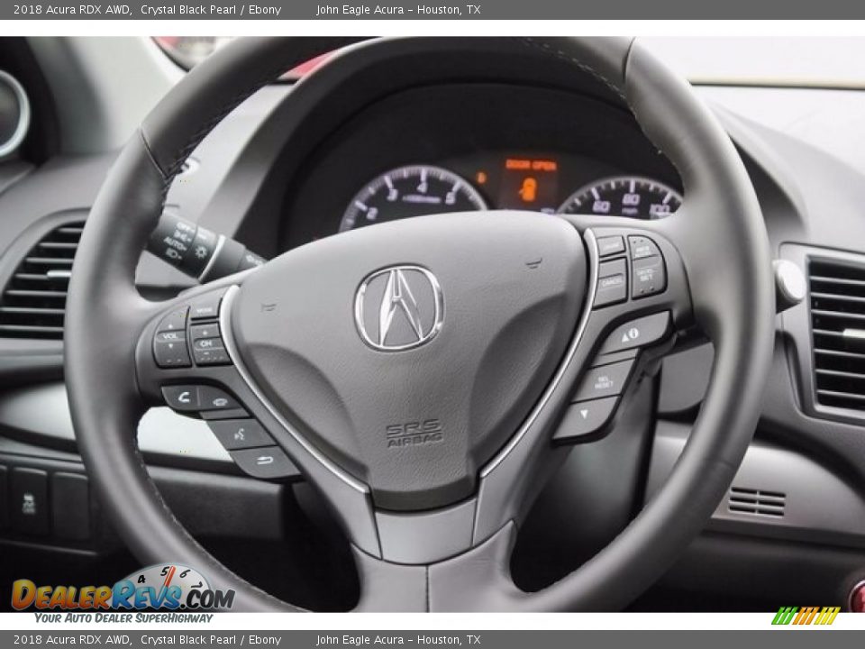 2018 Acura RDX AWD Crystal Black Pearl / Ebony Photo #30