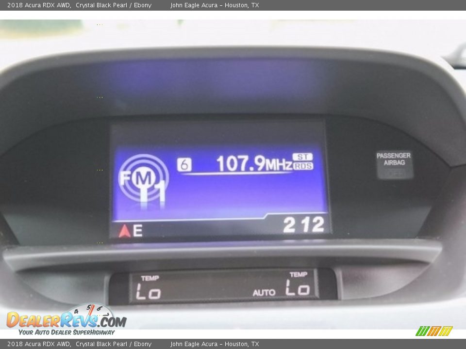 2018 Acura RDX AWD Crystal Black Pearl / Ebony Photo #31