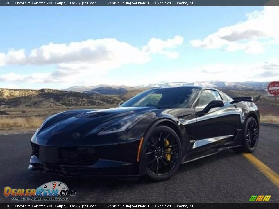 2016 Chevrolet Corvette Z06 Coupe Black / Jet Black Photo #1