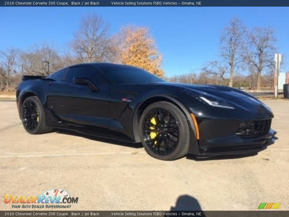 2016 Chevrolet Corvette Z06 Coupe Black / Jet Black Photo #11