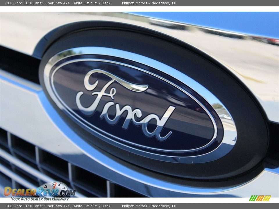 2018 Ford F150 Lariat SuperCrew 4x4 White Platinum / Black Photo #4