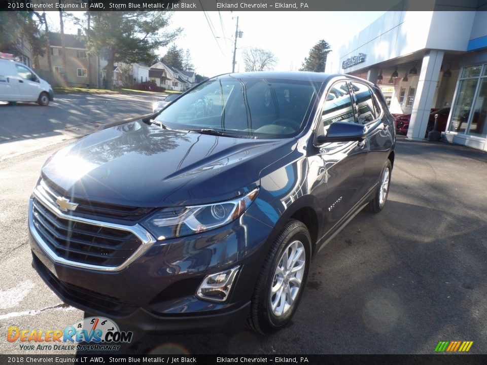 2018 Chevrolet Equinox LT AWD Storm Blue Metallic / Jet Black Photo #1