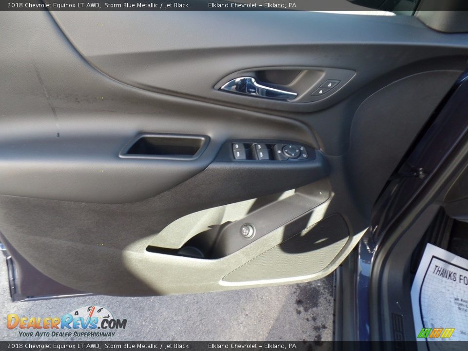 2018 Chevrolet Equinox LT AWD Storm Blue Metallic / Jet Black Photo #13