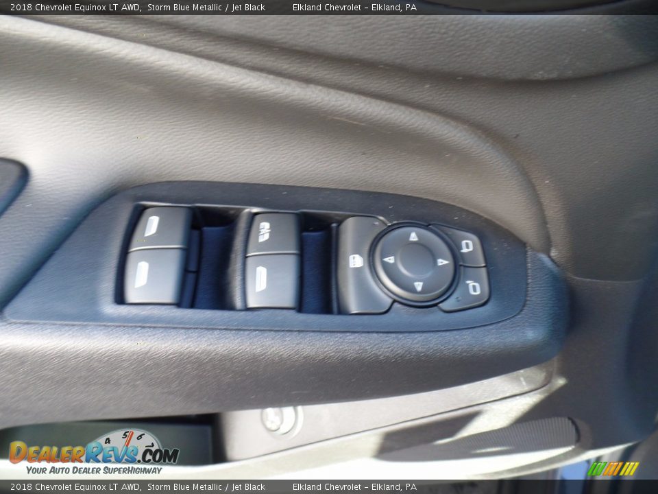 2018 Chevrolet Equinox LT AWD Storm Blue Metallic / Jet Black Photo #14