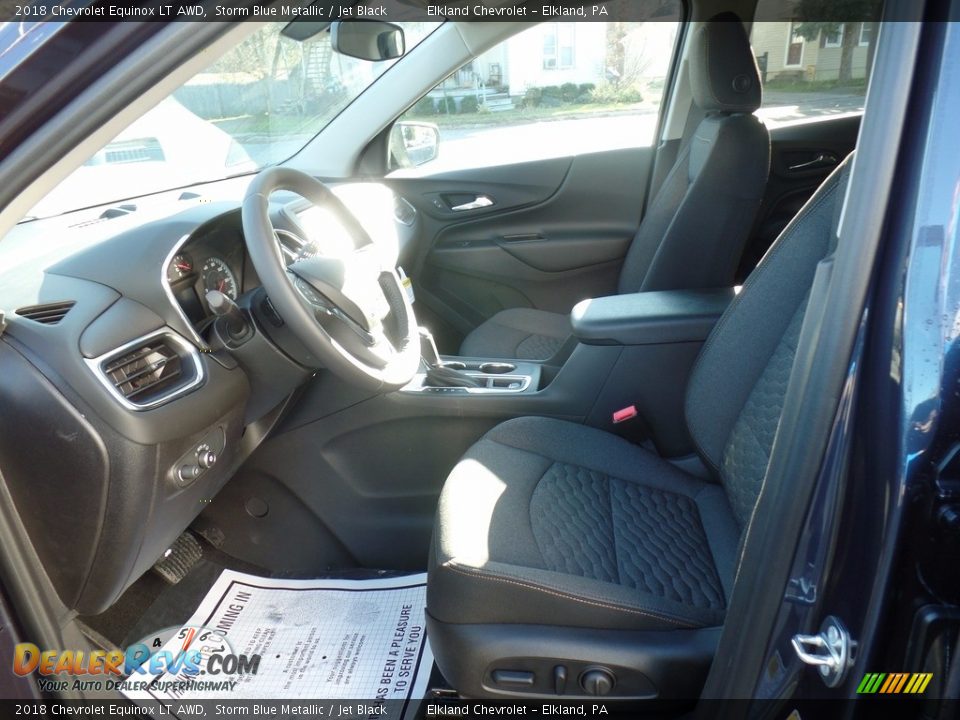 2018 Chevrolet Equinox LT AWD Storm Blue Metallic / Jet Black Photo #16