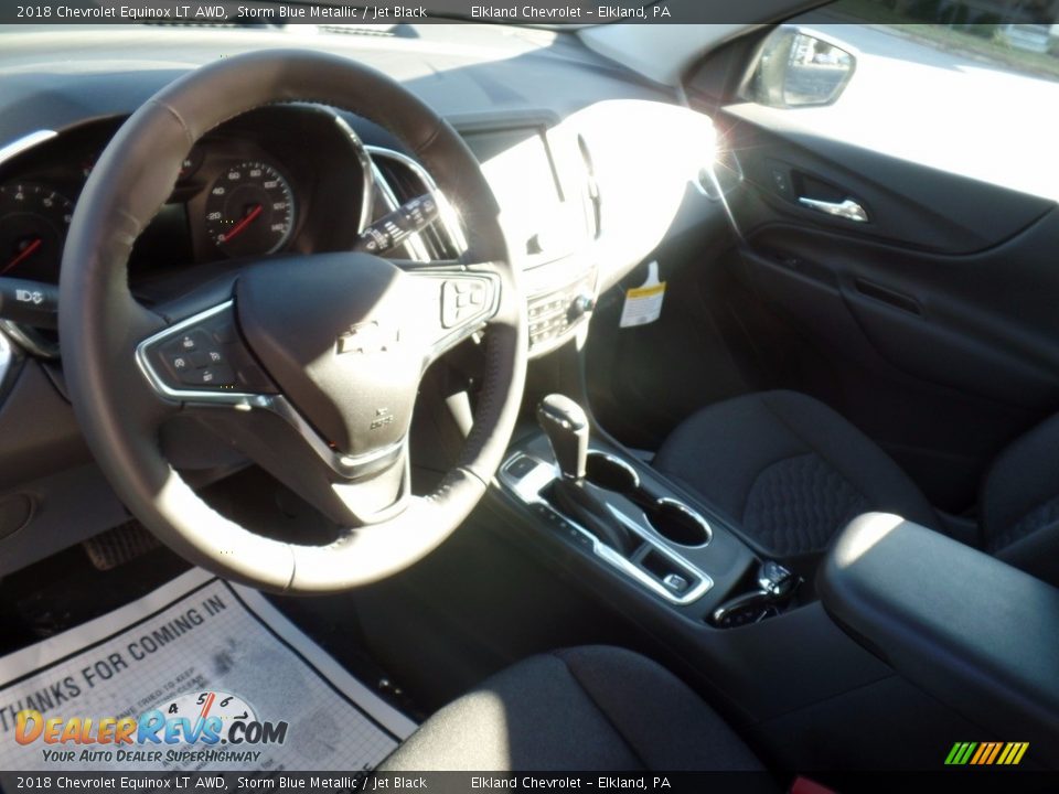 2018 Chevrolet Equinox LT AWD Storm Blue Metallic / Jet Black Photo #18
