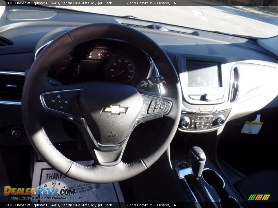 2018 Chevrolet Equinox LT AWD Storm Blue Metallic / Jet Black Photo #19