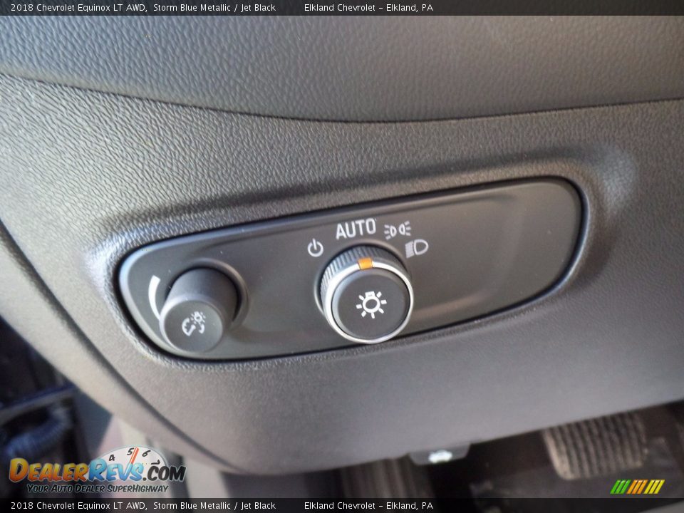 2018 Chevrolet Equinox LT AWD Storm Blue Metallic / Jet Black Photo #21